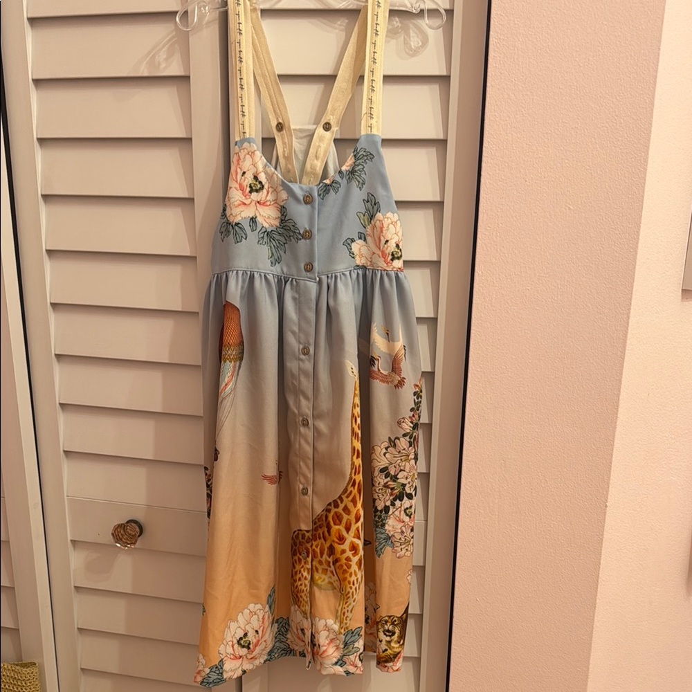 Floral Animal Print Dress